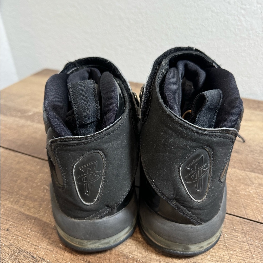 Vintage Nike 312455-002 Air Penny 4 Black Lace-Up Basketball Shoes Men's 10.5 - Picture 4 of 7